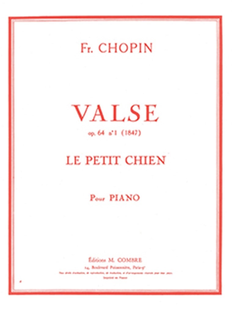Valse Op.64 n°1 Le petit chien